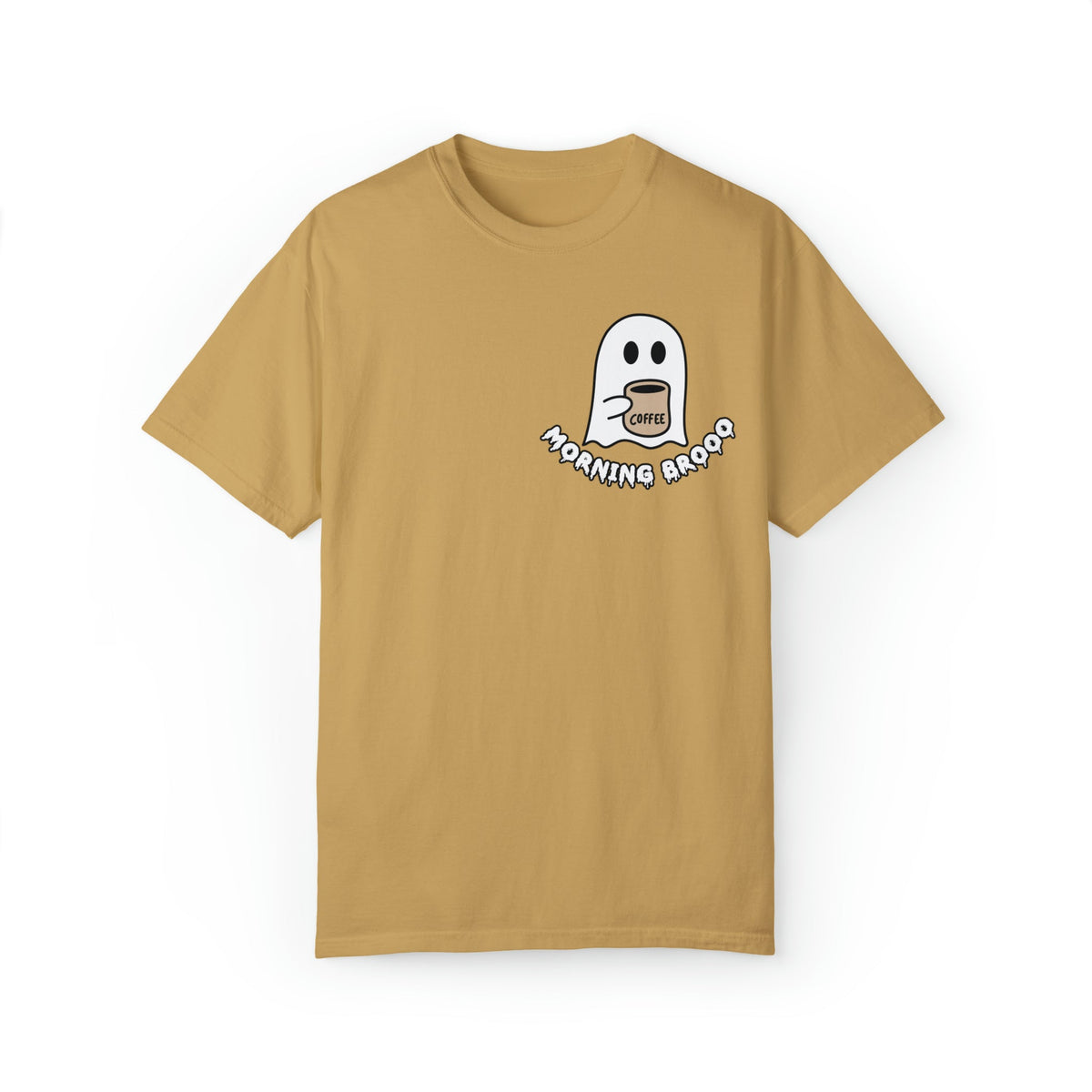 Unisex COMFORT COLORS spooky Cute ghost coffee shirts, Halloween Ghost Coffee Lovers