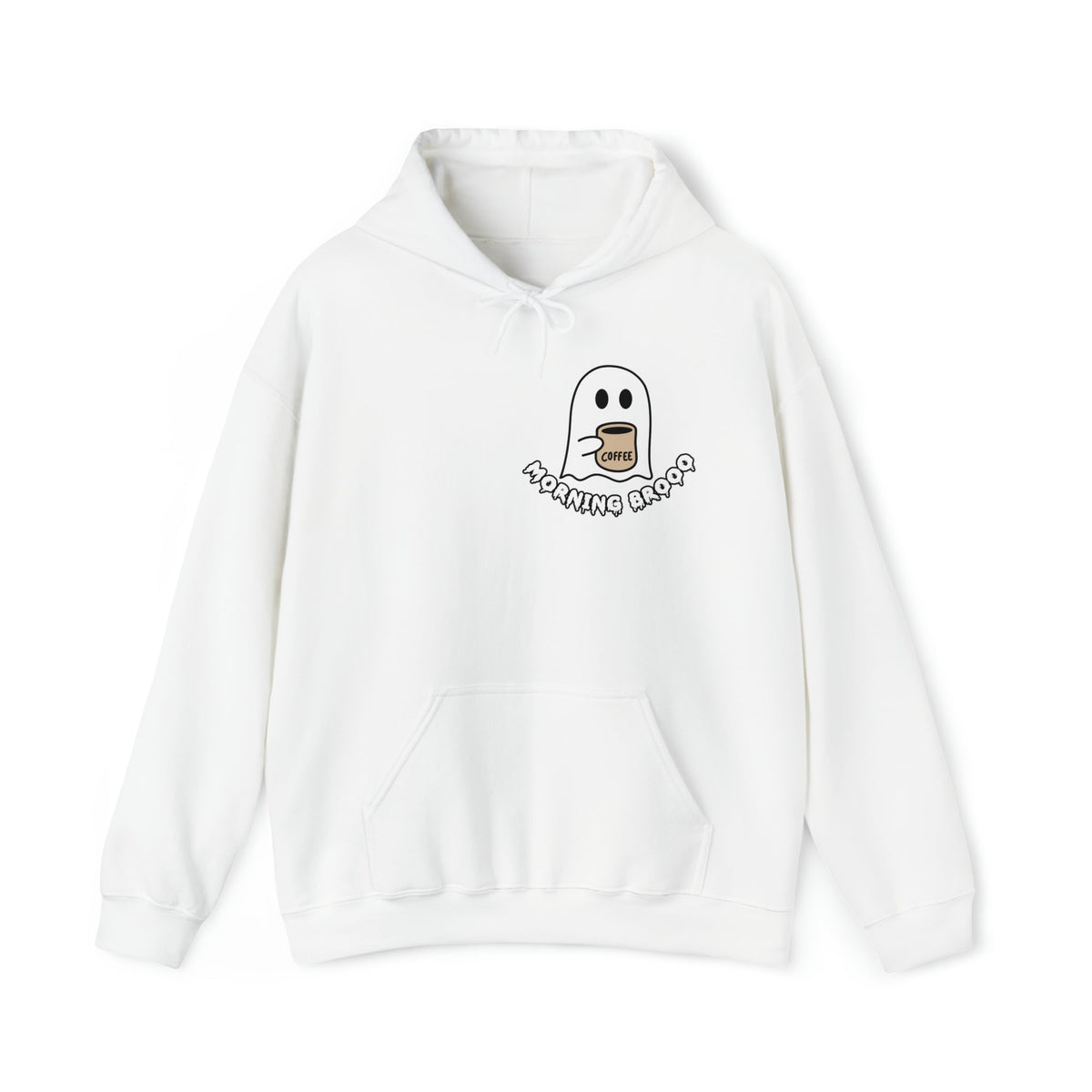 Unisex spooky Cute ghost coffee Hoodie, Halloween Ghost Coffee Lovers Hoodie