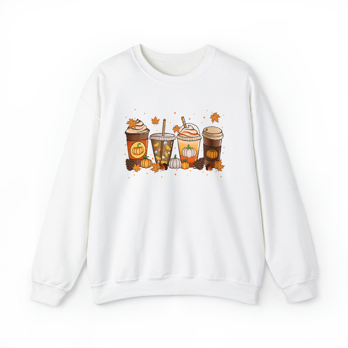 Unisex Sweatshirt Pumpkin Spice Falls Drinks Pumpkin Latte Coffee