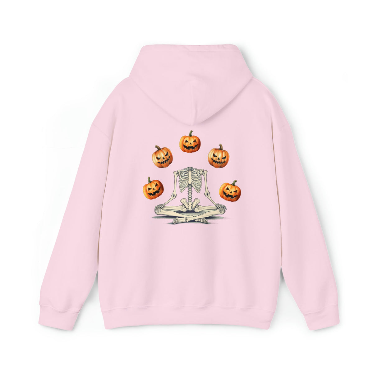 Unisex Skeleton pumpkin Hoodie, ghostly pumpkin autumnal crewneck