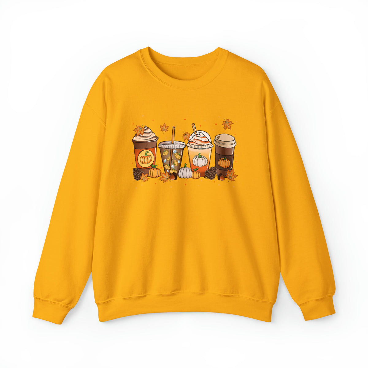 Unisex Sweatshirt Pumpkin Spice Falls Drinks Pumpkin Latte Coffee