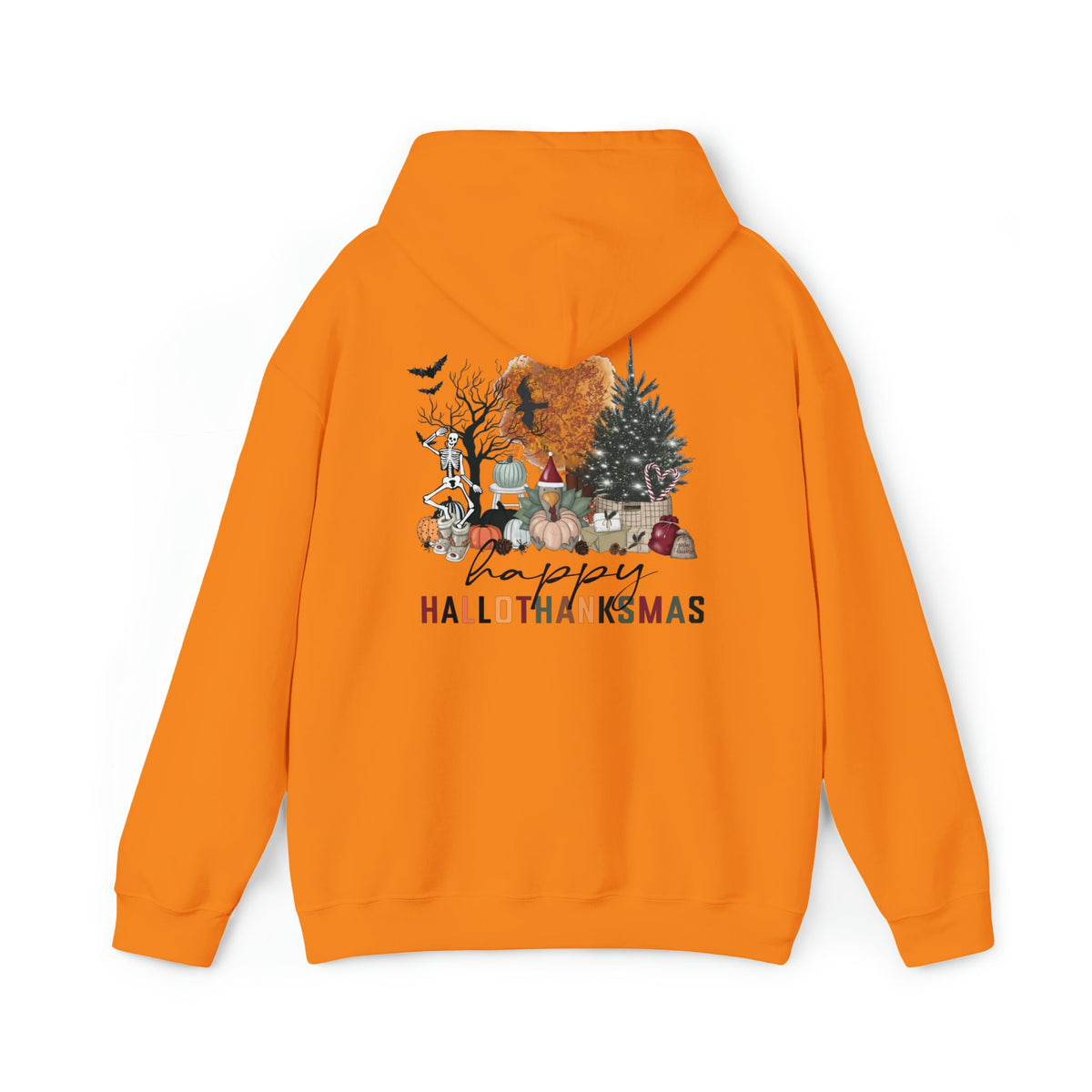 Unisex HOODIE Happy HalloThanksMas Funny Fall