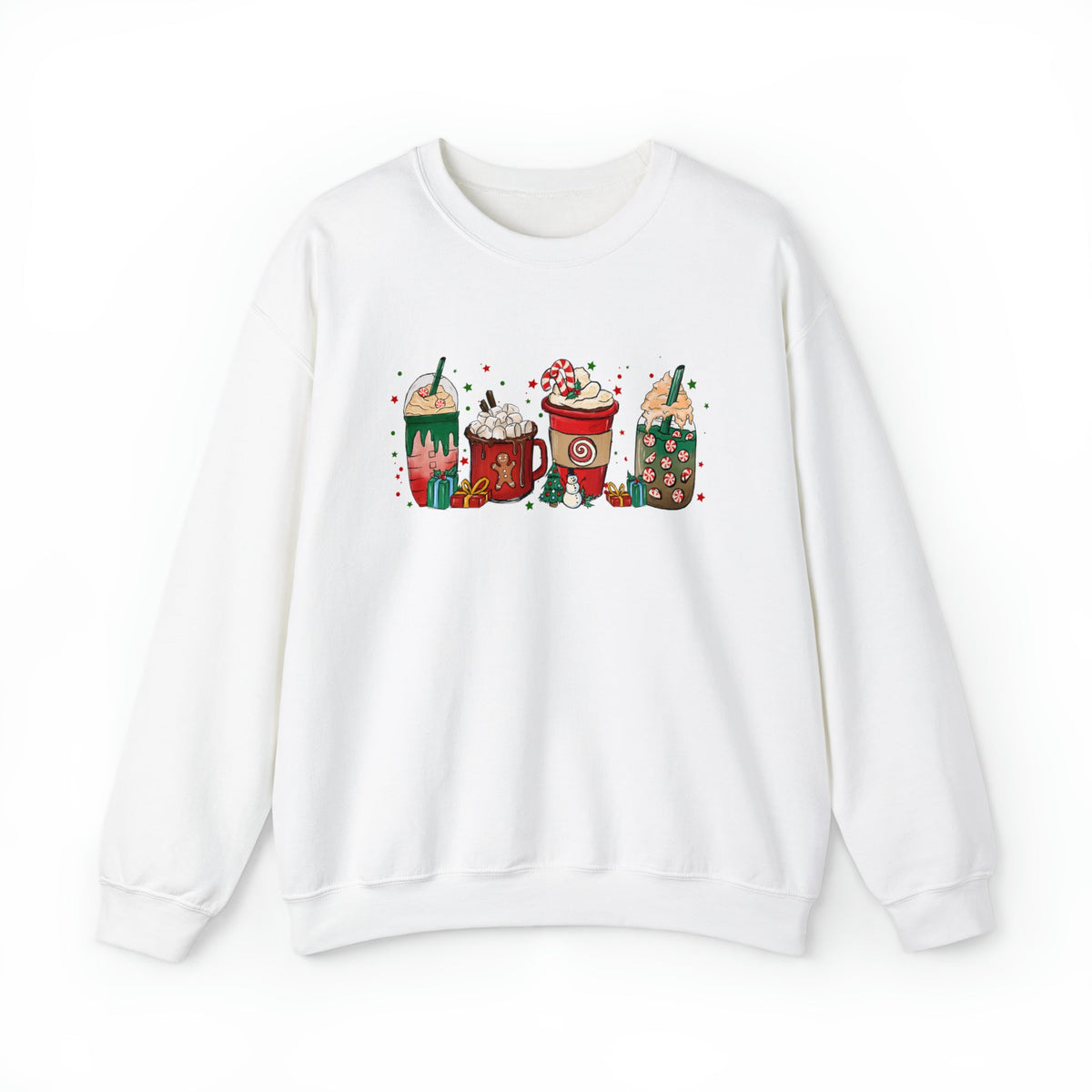 Unisex Sweatshirt Gingerbread Christmas Coffee Xmas Tee Coffee Lover Latte drink