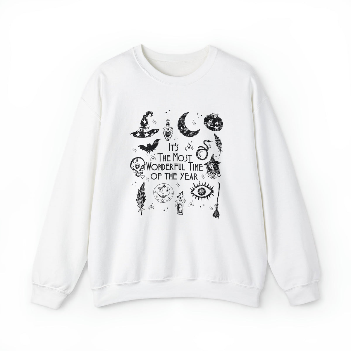 Unisex It's The Most Wonderful Time Of The Year Sweatshirt, it's the season spooky Crewneck