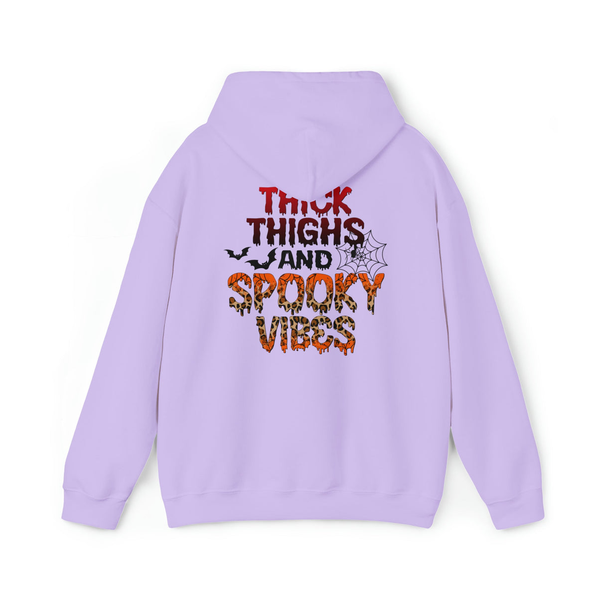 Unisex HOODIEThick Thighs and Spooky Vibes Funny Halloween