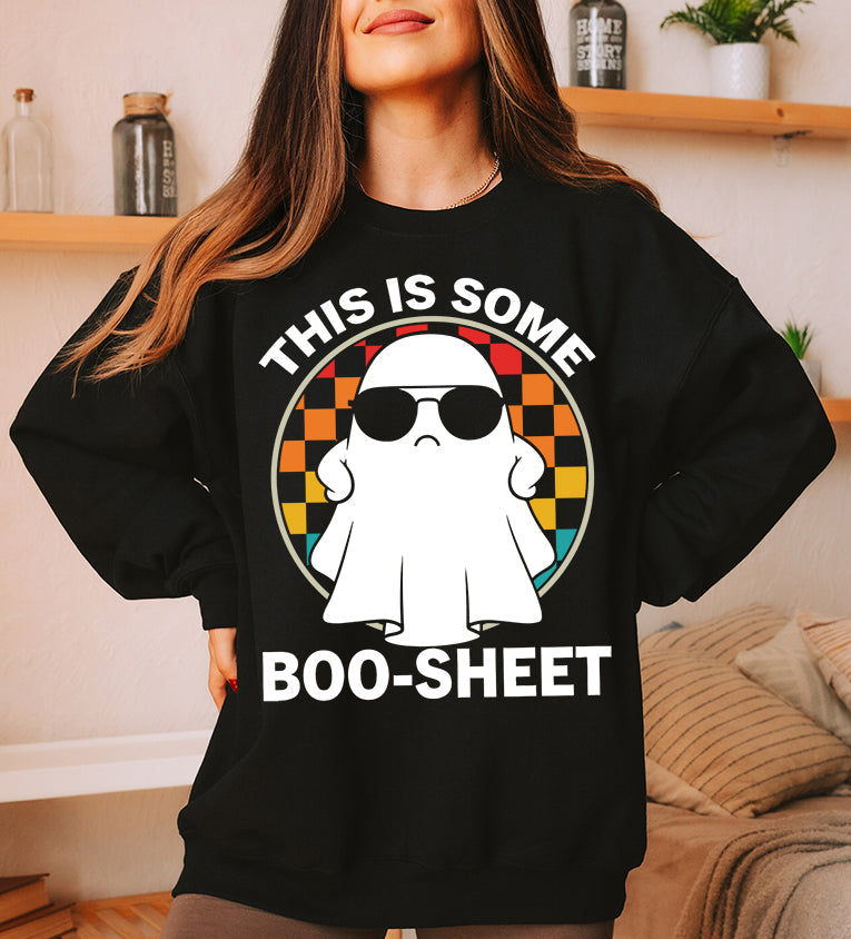 Unisex Sweatshirt This Some Boo Sheet Retro