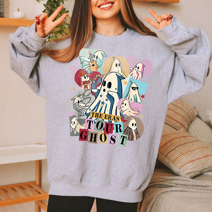 Unisex Sweatshirt The Eras Tour Ghosts, karma is a ghost shirt, swifti Concert, Country Music